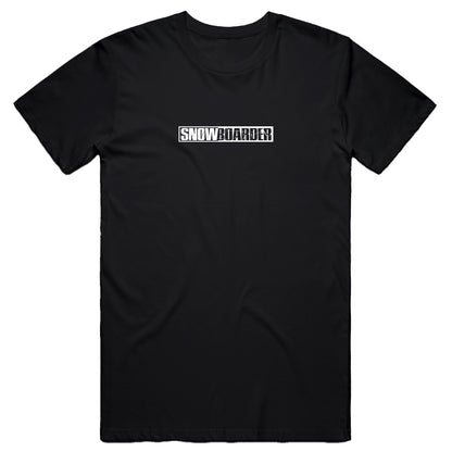 Unisex | Snowboarder Lockup Logo | Crew Tee